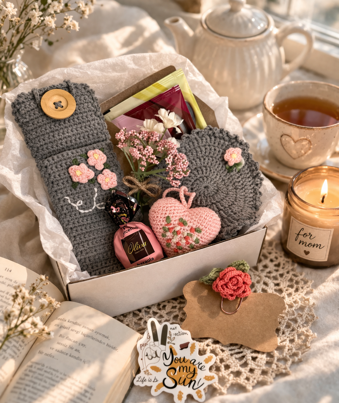 Mom’s Cozy Corner Gift Box, Heartfelt Moments: Mother’s Day Box, Cherished Moments Mother’s Day Kit, Long-distance “Thinking of You” Surprise, Grandmother’s Birthday