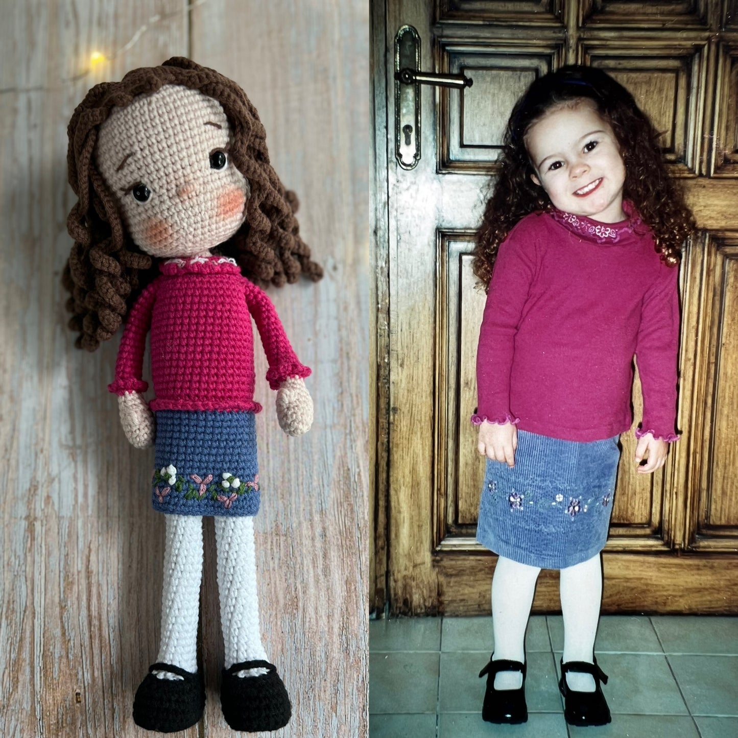 Personalized Crochet Doll, Custom Crochet Doll, Personalized Plush Doll, Custom Plush Doll