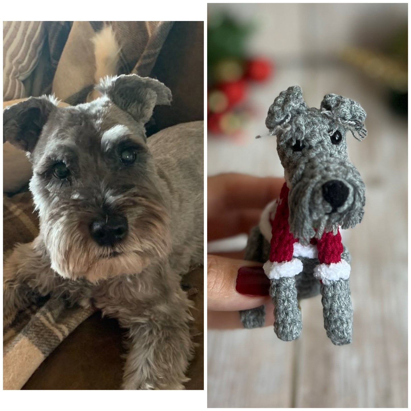 Custom Dog Ornament, Custom Cat Ornament, Custom Pet Ornament