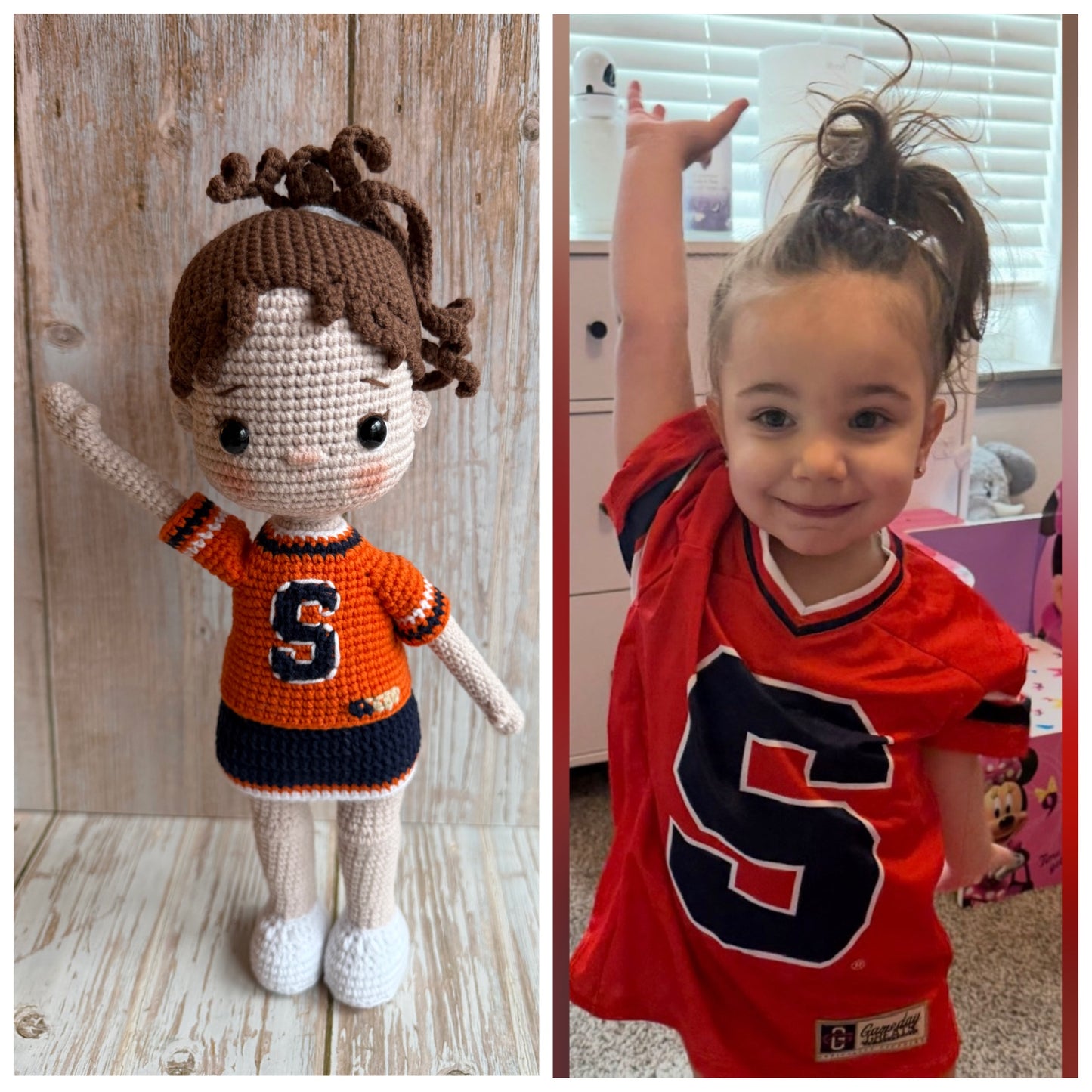 Personalized Crochet Doll, Custom Crochet Doll, Personalized Plush Doll, Custom Plush Doll