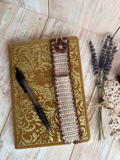 Mother’s Day Notebook, Pen & Crochet Pen Holder Gift, Handmade Writing Gift Set for Her, Thoughtful Gift Set for Teachers – Notebook, Crochet Pen Sleeve & Pen, Tea Time Writing Set – Cozy Notebook Gift, Relax & Write Gift Set with Handmade Touch