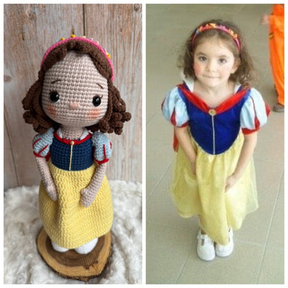 Personalized Crochet Doll, Custom Crochet Doll, Personalized Plush Doll, Custom Plush Doll